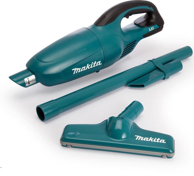 Makita DCL180Z vertikálny vysávač, modrý